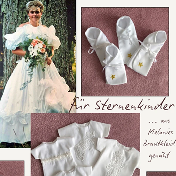 Brautkleid wird zu Sternenkindkleid